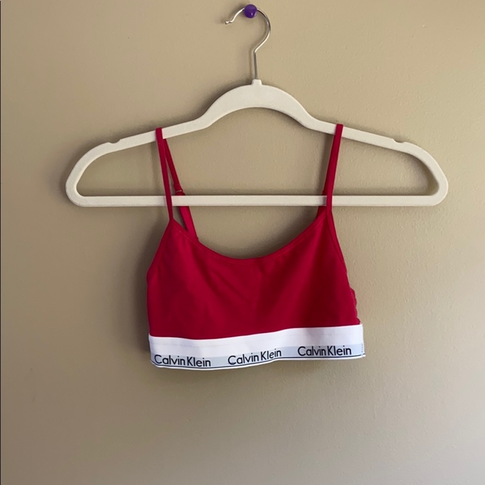 3 Small size Calvin Klein bralettes
